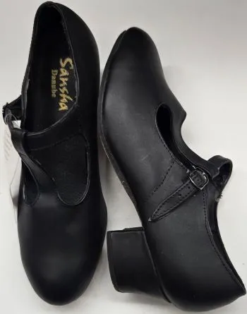 1.75" Danube -- Women's T-Strap Character Shoe -- Black