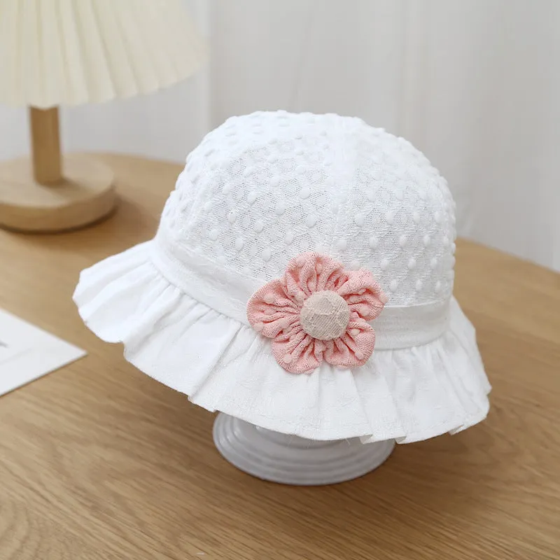 Adorable Baby Sun Hat with Lace Ruffle