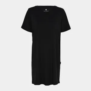 Bambus T-shirt kjole sort