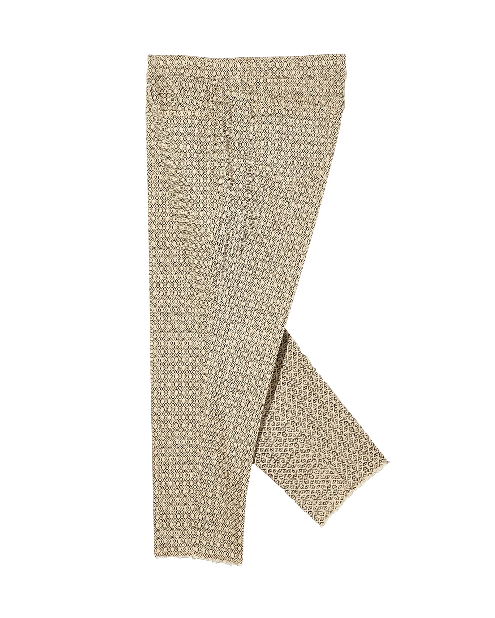 Chrystie Printed Skinny Jean | White / Tan
