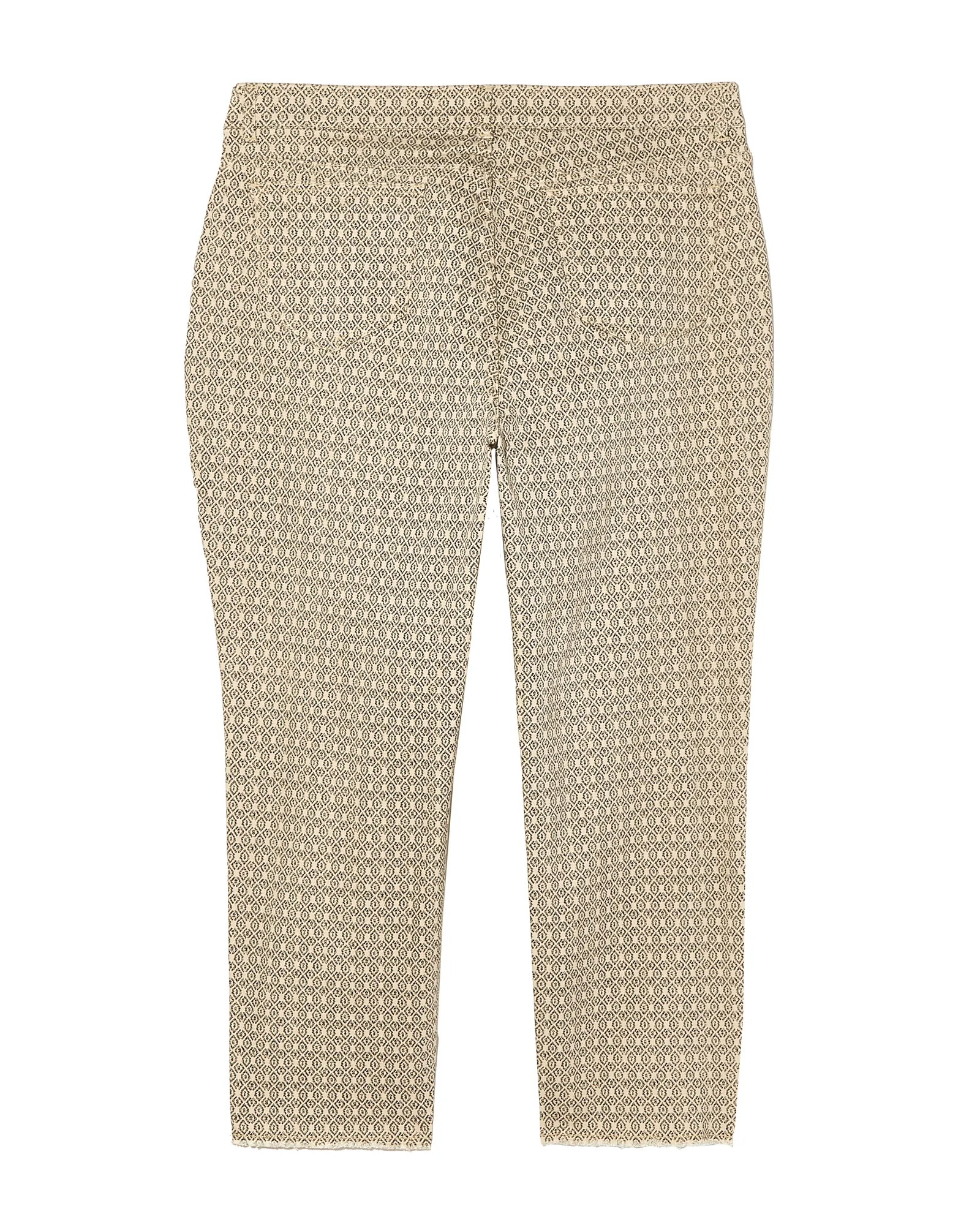 Chrystie Printed Skinny Jean | White / Tan