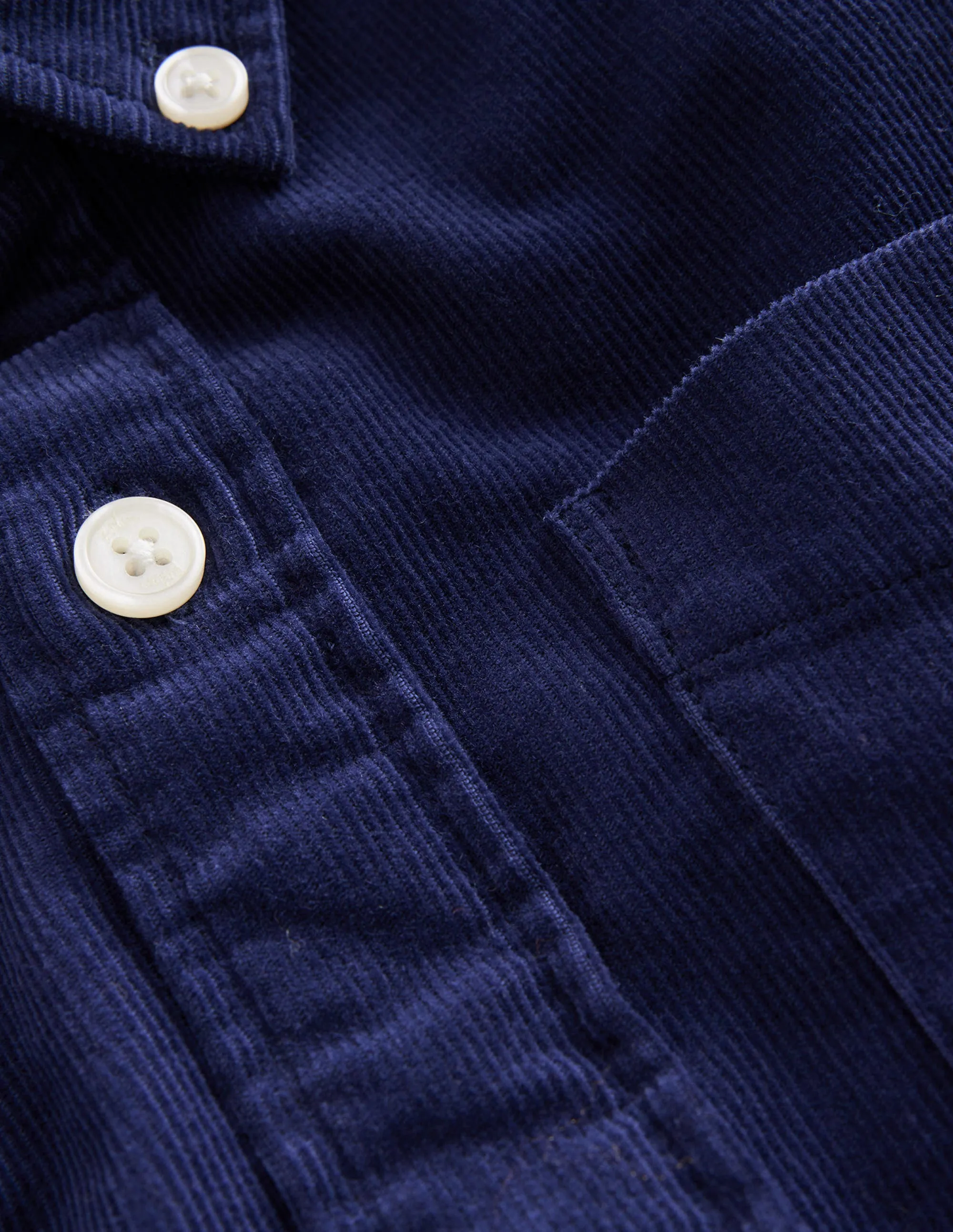 Cord Shirt-College Navy