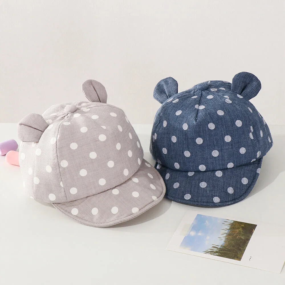 Cute 3D Ear Animal Cotton Sunhat for Toddlers