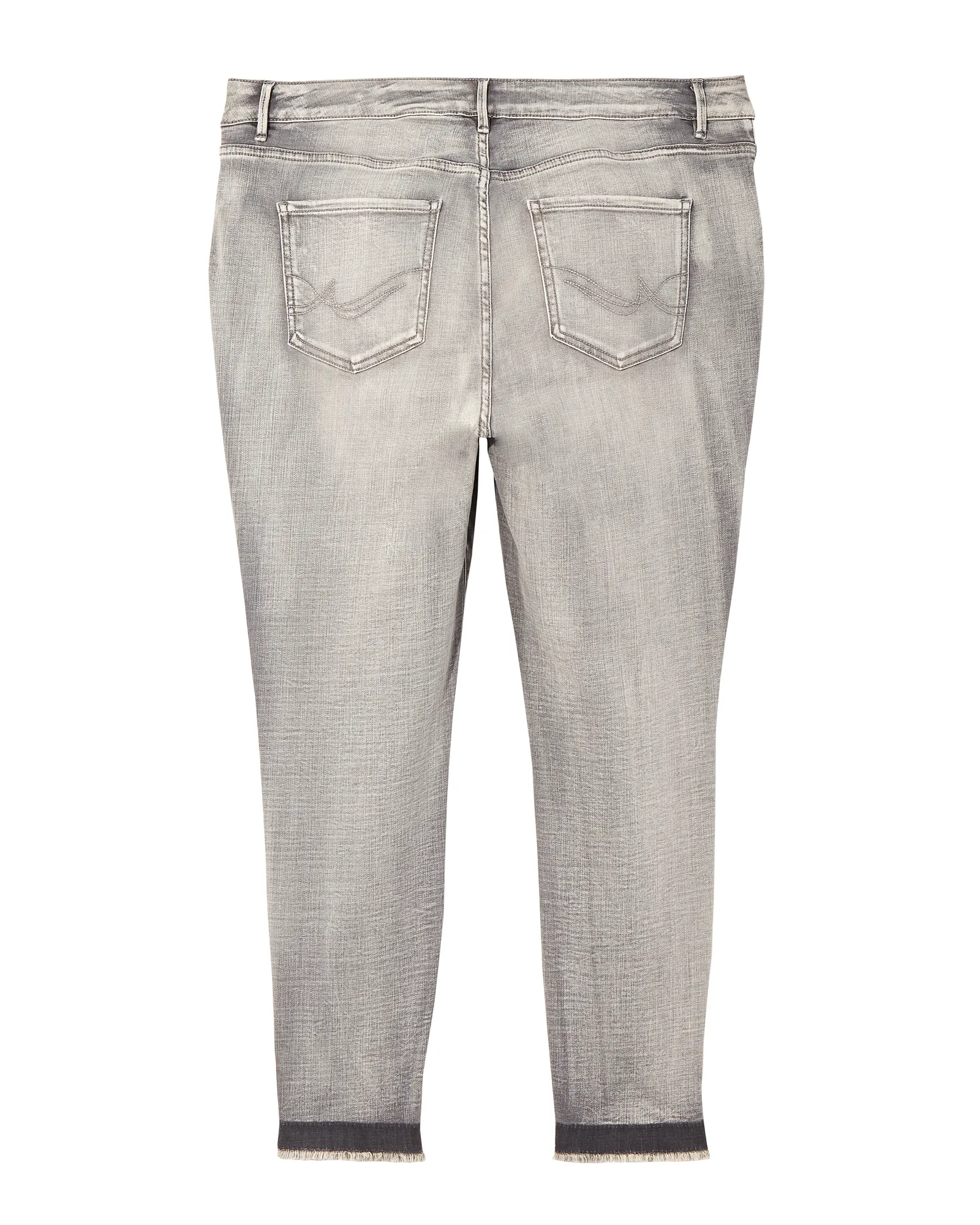 Jay Rocker Whipstitch Skinny Jean | Light Grey