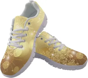 Jeiento Thanksgiving Shoes for Women Men Running Shoes Fall Pumpkin Maple Leaf Comfort Footwear Trainers Mesh Shoes Sneakers