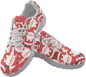 Jeiento Thanksgiving Shoes for Women Men Running Shoes Fall Pumpkin Maple Leaf Comfort Footwear Trainers Mesh Shoes Sneakers