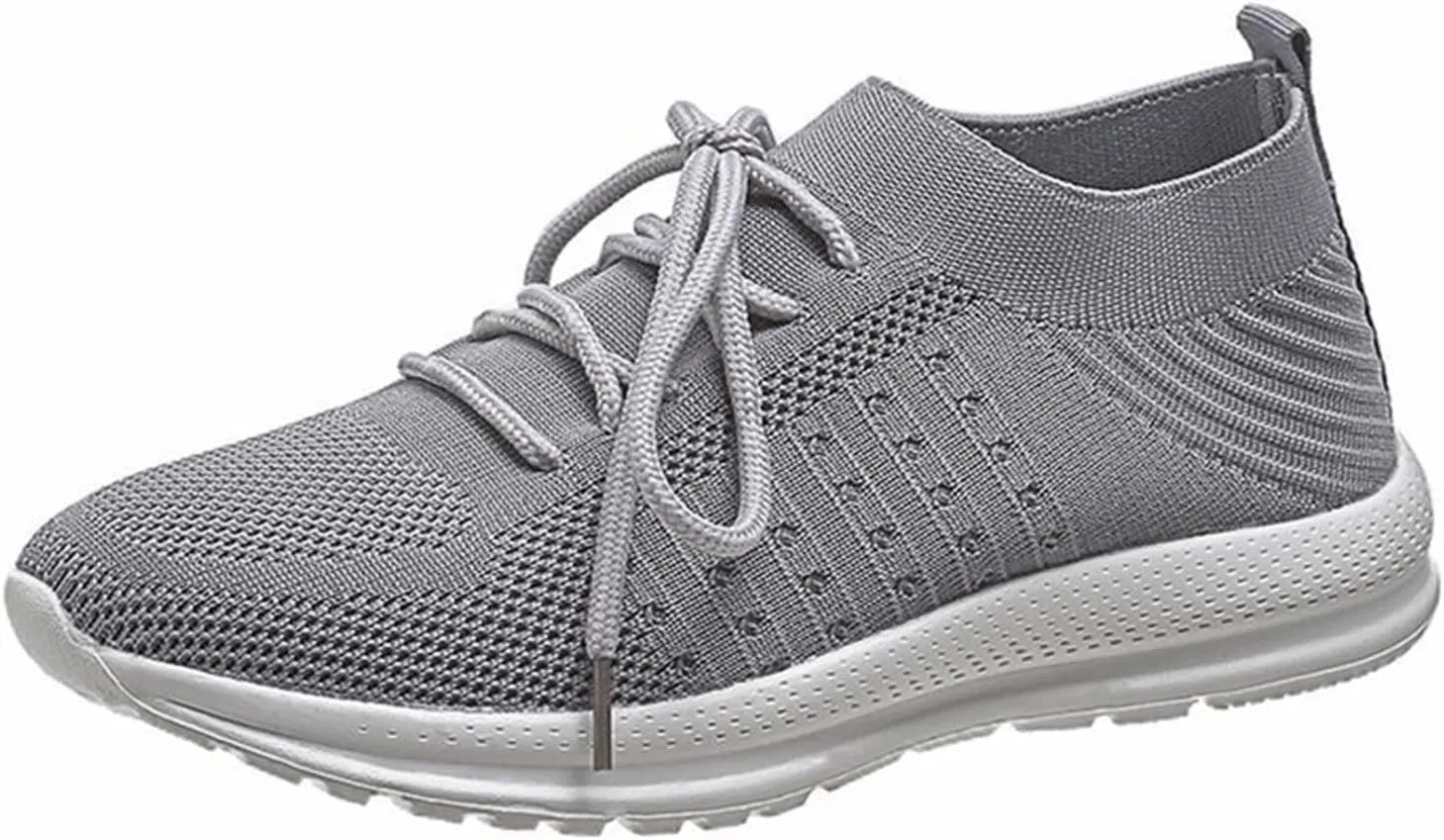 Lausiuoe Sneakers For Women Black Slip On,Womens Walking Shoes Lightweight Running Shoes Womens Tennis Shoes Non Slip Breathable Mesh Air Cushion Sneakers for Gym Workout Sports