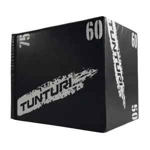 Plyo Box - Tunturi - 'EVA  50cm x 60cm x 75cm' - Bld - Sort