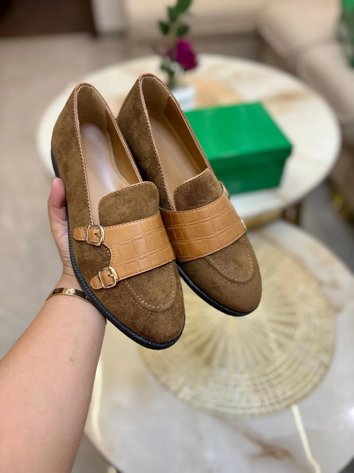 Suede Monks