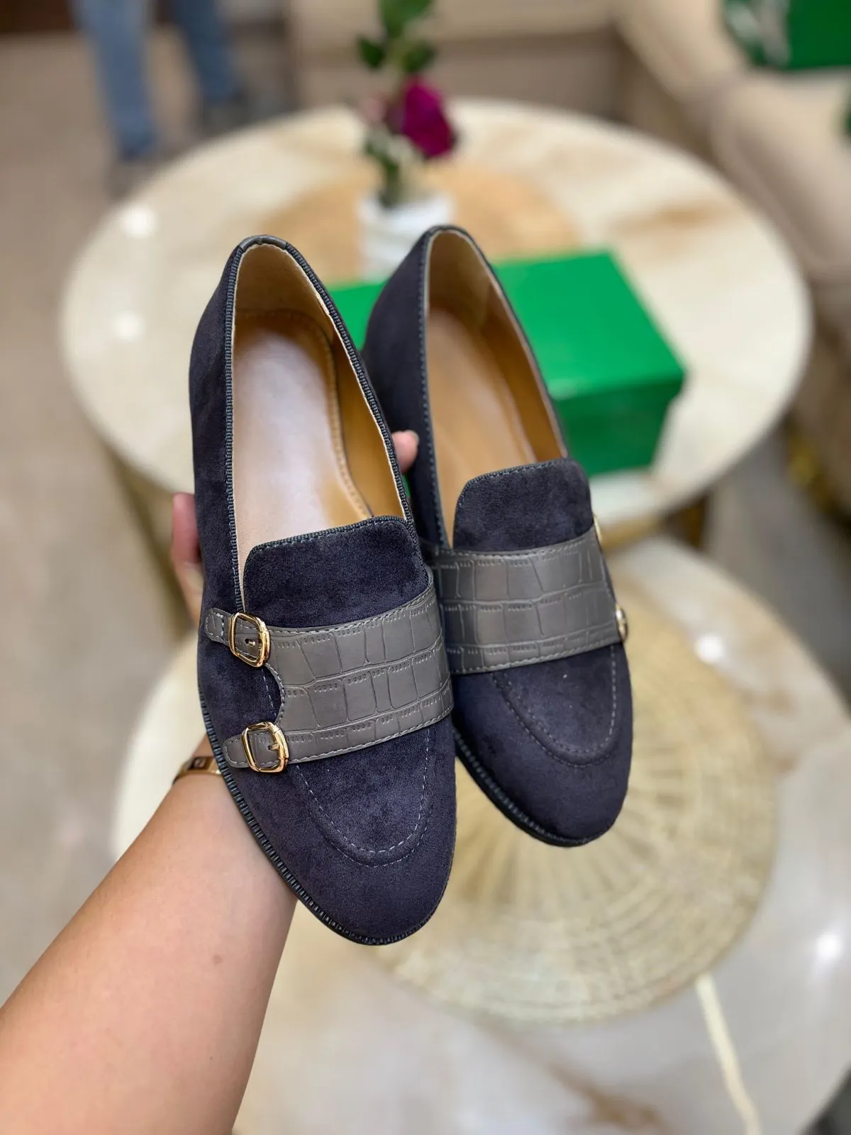 Suede Monks