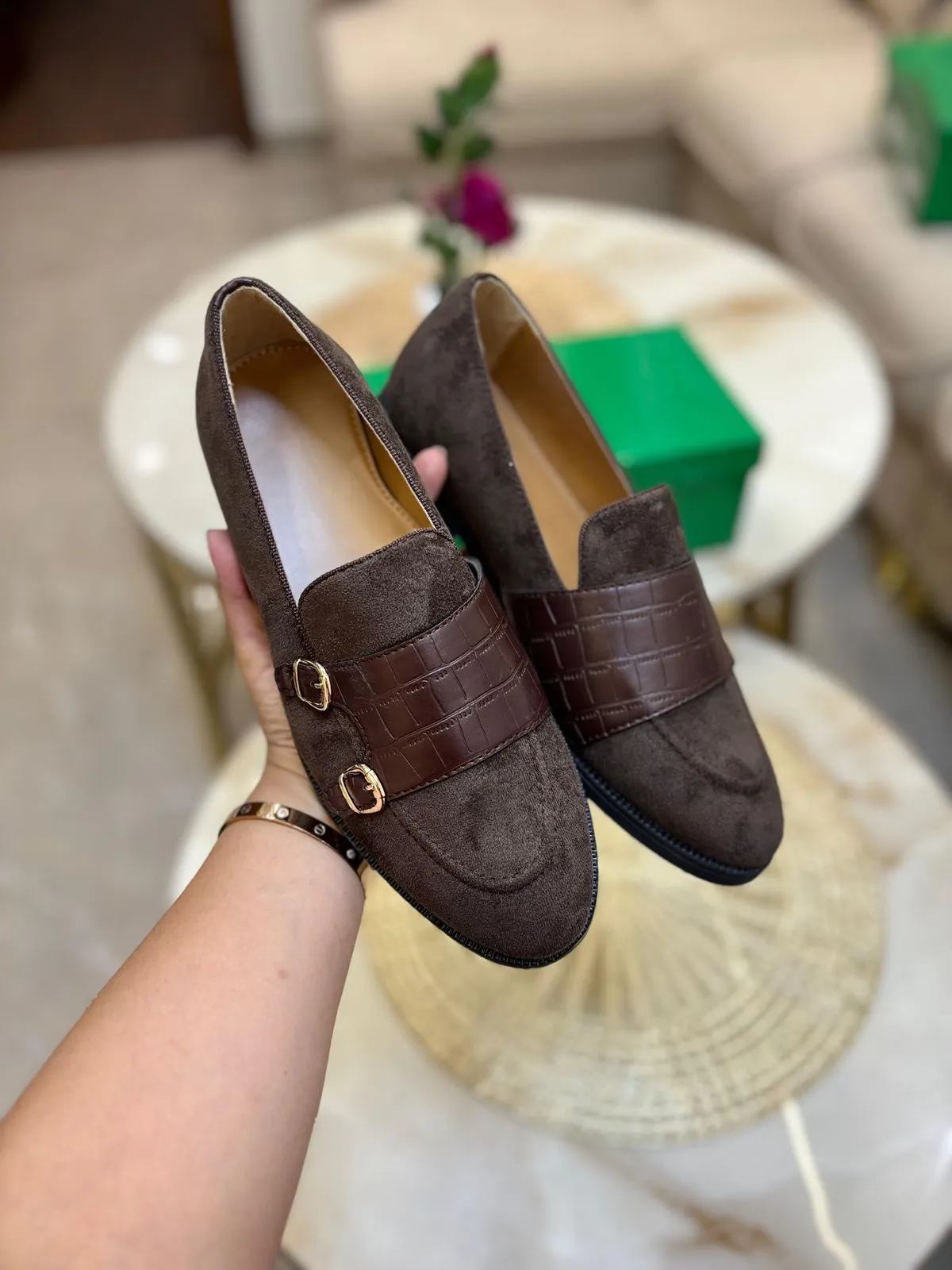 Suede Monks